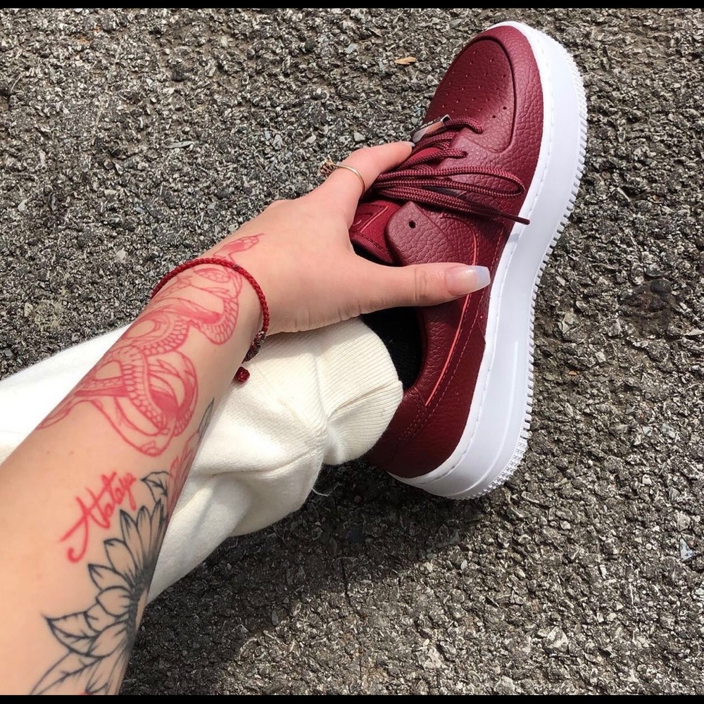 Leather air force ones